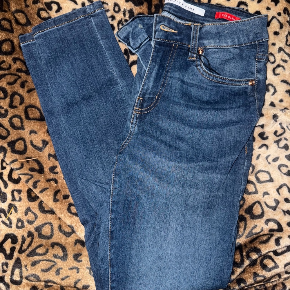 Glam Deep Blue Denim Jeans
